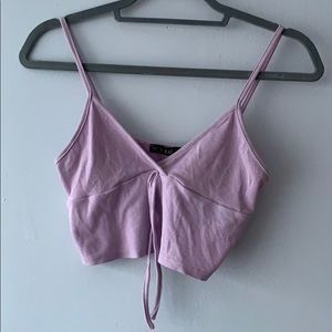 Lilac crop top
